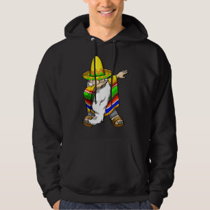 Mexican Dabbing Gnome Cinco De Mayo Poncho Sombrer Hoodie
