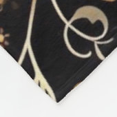 Mexican dead and floral black art Poker Fleece Deken (Hoek)