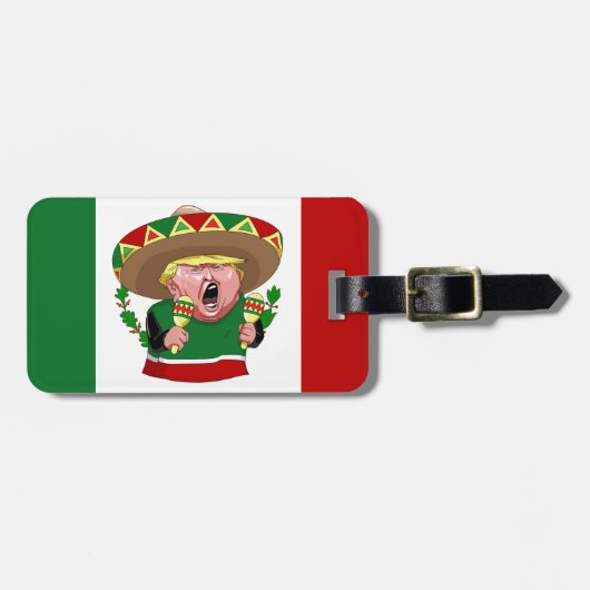 mexican donald trump bagagelabel (Voorkant horizontaal)