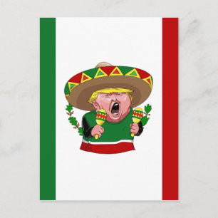 mexican donald trump briefkaart
