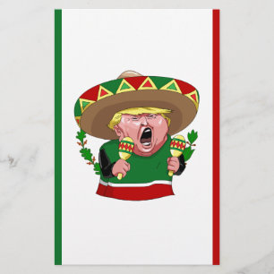 mexican donald trump briefpapier