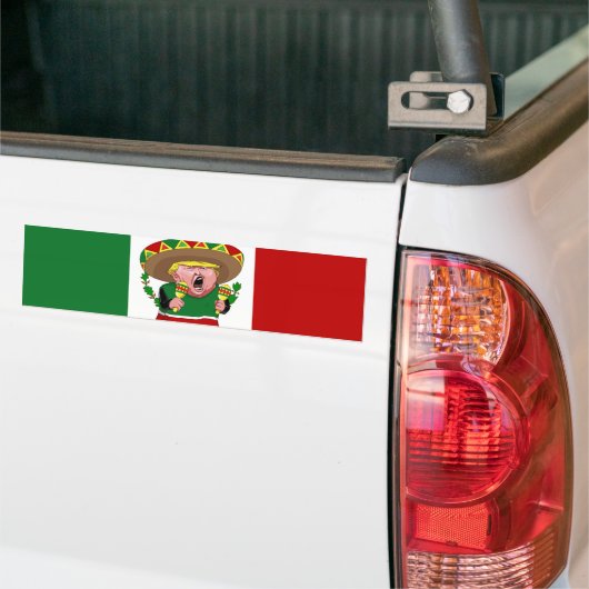 mexican donald trump bumpersticker (Op Truck)