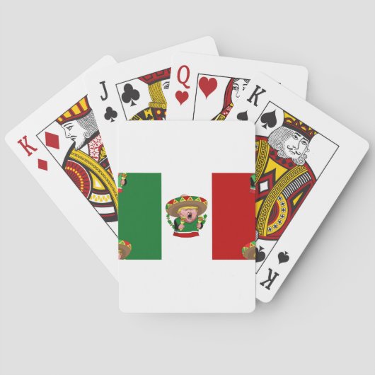 mexican donald trump pokerkaarten (Achterkant)
