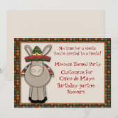 Mexican Donkey Threaditation Kaart (Voorkant / Achterkant)