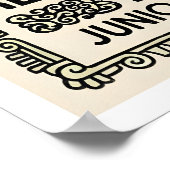 Mexican Eagle Poster Aztec Warrior Design (Hoek)