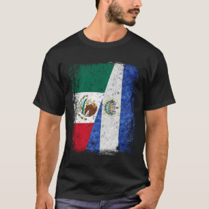 MEXICAN El Salvador vlag Halan Mexicaans El Salvad T-shirt