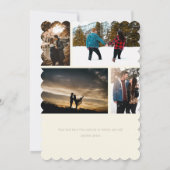 Mexican Fantail Doves Papel Picado Collage Kaart (Achterkant)