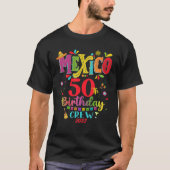 Mexican Fiesta 50th Bday Matching Group T-shirt (Voorkant)