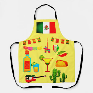Mexican Fiesta Apron Schort