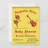 Mexican Fiesta Baby en mam Baby shower Invitation Kaart (Voorkant)