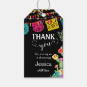 Mexican Fiesta baby shower dank u Gift Label Cadeaulabel (Voorkant)