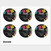 Mexican Fiesta baby shower dank u ronde Sticker (Vel)