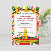 Mexican Fiesta Birthday (elke andere gelegenheid)  Kaart (Staand voorkant)