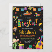 Mexican Fiesta Birthday Invitation, Kids Birthday Kaart (Voorkant)