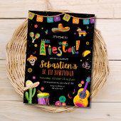 Mexican Fiesta Birthday Invitation, Kids Birthday Kaart