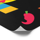 Mexican Fiesta Birthday Party Banner Poster (Hoek)