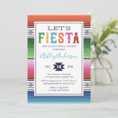 Mexican Fiesta Bridal Shower Kaart (Staand voorkant)