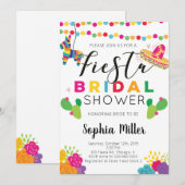 Mexican Fiesta Bridal Shower Kaart (Voorkant / Achterkant)