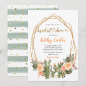 Mexican Fiesta Bridal Shower Kaart (Voorkant / Achterkant)