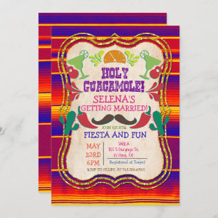 Mexican Fiesta Bridal Shower Kaart