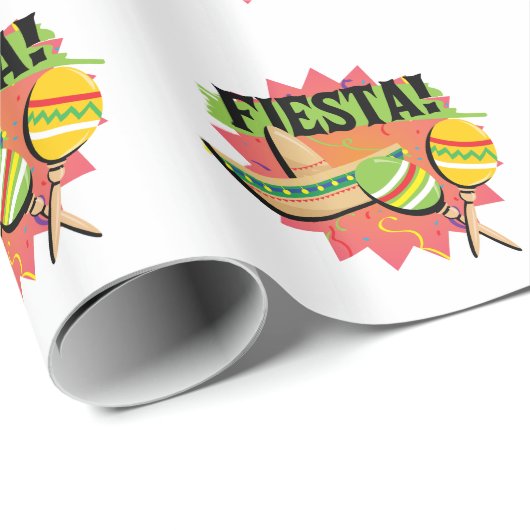 Mexican Fiesta Cadeaupapier (Rol Hoek)