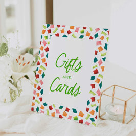 Mexican Fiesta Cadeaus en Kaarten Teken Reclamebord Met Voetstuk