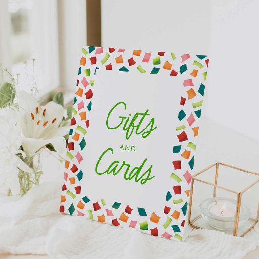 Mexican Fiesta Cadeaus en Kaarten Teken Reclamebord Met Voetstuk