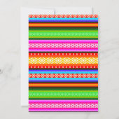 Mexican Fiesta Cielito Lindo Birthday Invitation Kaart (Achterkant)