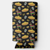 Mexican Fiesta & Día de Muertos Seltzer Blikjeskoeler (Achterkant)