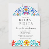 Mexican Fiesta Floral Latina Arch Vrijgezellenfees Kaart (Voorkant)