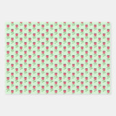 Mexican Fiesta Floral Party Maracas Cactus Inpakpapier Vel (Voorkant 2)