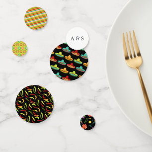 Mexican Fiesta Floral Wedding Con Confetti