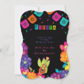 Mexican Fiesta Florals zal je mijn Bridesmaid zijn Kaart (Voorkant)