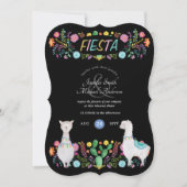 Mexican Fiesta Folk Flowers Llamas ANY Couples Kaart (Voorkant)