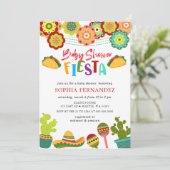 Mexican Fiesta Genderneutraal Baby shower Kaart (Staand voorkant)