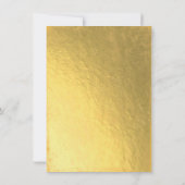 Mexican Fiesta Gold Save the Date Photo (Achterkant)