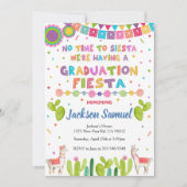 Mexican Fiesta Graduation Party Invitation Kaart (Voorkant)