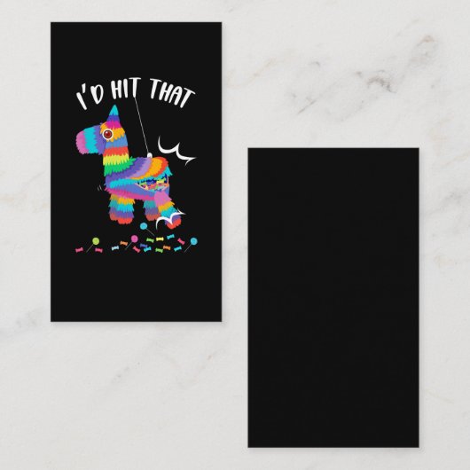 Mexican Fiesta Happy Cinco De Mayo Pinata Visitekaartje (Voorkant / Achterkant)