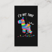 Mexican Fiesta Happy Cinco De Mayo Pinata Visitekaartje (Voorkant)