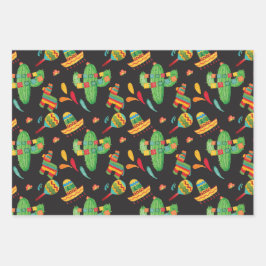 Mexican Fiesta Inpakpapier Vel