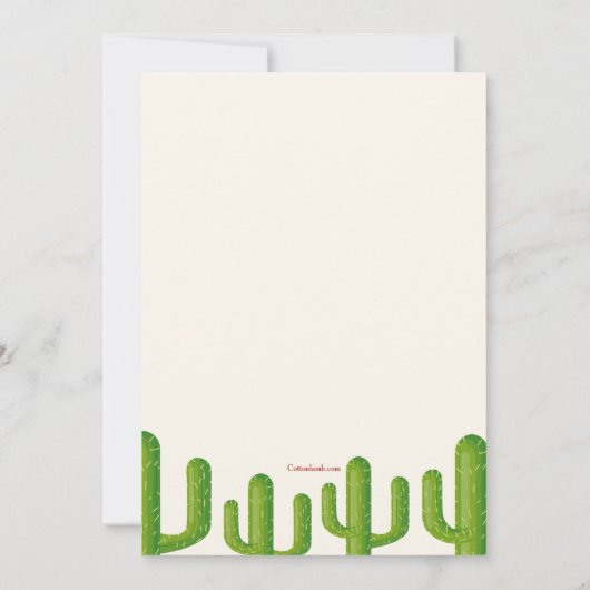 Mexican Fiesta Kaart (Achterkant)