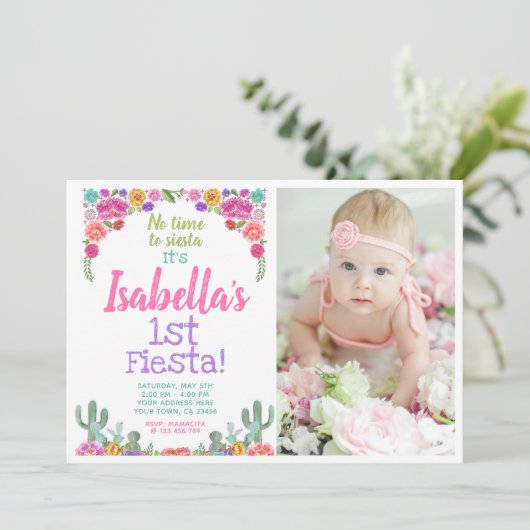 Mexican Fiesta Kaart (Staand voorkant)