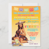 Mexican Fiesta Lingerie Shower Invitation Kaart (Voorkant)