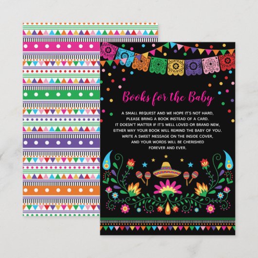 Mexican Fiesta Nacho Gemiddelde Baby brengt boek m Informatiekaartje (Voorkant / Achterkant)