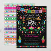 Mexican Fiesta Nacho Gemiddelde rit per Baby showe Kaart (Voorkant / Achterkant)