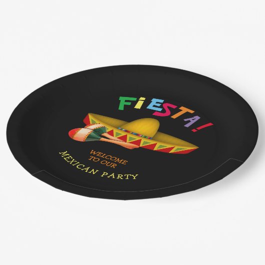 Mexican Fiesta of Cinco de Mayo Papieren Bordje (Gekanteld)