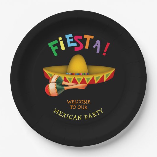 Mexican Fiesta of Cinco de Mayo Papieren Bordje (Voorkant)