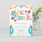 Mexican Fiesta Ole Ole Couples Verloving Fiesta Kaart (Staand voorkant)