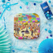 Mexican Fiesta Papieren Bordje (Feest)