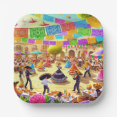 Mexican Fiesta Papieren Bordje (Voorkant)